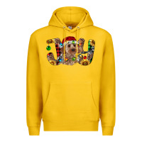 Lemon Cockapoo Christmas Joy Premium Hoodie - RanaPortraitStore