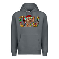 Rock Cockapoo Christmas Joy Premium Hoodie - RanaPortraitStore