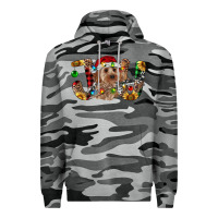 Slate Camo Cockapoo Christmas Joy Premium Hoodie - RanaPortraitStore