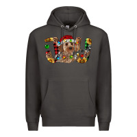 Smoke Cockapoo Christmas Joy Premium Hoodie - RanaPortraitStore
