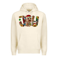 Tofu Cockapoo Christmas Joy Premium Hoodie - RanaPortraitStore