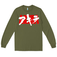 Army Green Akira Movie Classic Long Sleeve Tee - longCreatives