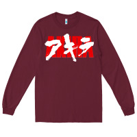 Burgundy Akira Movie Classic Long Sleeve Tee - longCreatives