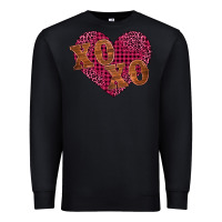 Black xoxo Premium Sweatshirt - BarkalooDesign