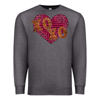 Charcoal Heather xoxo Premium Sweatshirt - BarkalooDesign