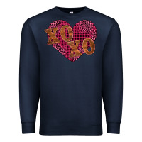 Navy xoxo Premium Sweatshirt - BarkalooDesign