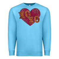 Ocean Blue xoxo Premium Sweatshirt - BarkalooDesign