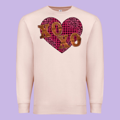 Xoxo Premium Sweatshirt Designed By Barkaloodesign