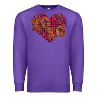 Purple xoxo Premium Sweatshirt - BarkalooDesign