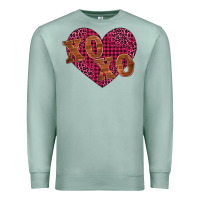 Seafoam xoxo Premium Sweatshirt - BarkalooDesign