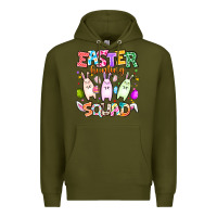Army Green Easter Hunting Squad Premium Hoodie - CowhideDigitalArt
