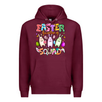 Burgundy Easter Hunting Squad Premium Hoodie - CowhideDigitalArt