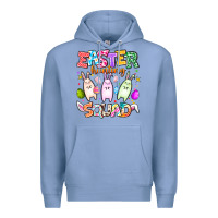 Colony Blue Easter Hunting Squad Premium Hoodie - CowhideDigitalArt
