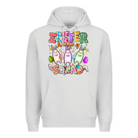 Dove Grey Easter Hunting Squad Premium Hoodie - CowhideDigitalArt