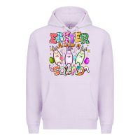 Lilac Easter Hunting Squad Premium Hoodie - CowhideDigitalArt