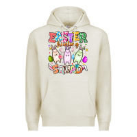 Oatmeal Heather Easter Hunting Squad Premium Hoodie - CowhideDigitalArt