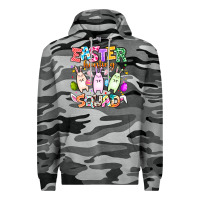 Slate Camo Easter Hunting Squad Premium Hoodie - CowhideDigitalArt