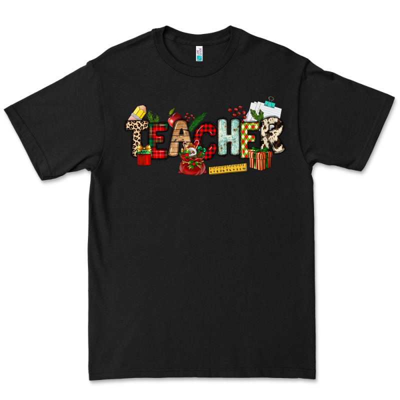 Christmas Teacher Premium Tee by NancyCooperArtShop | Teevron