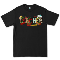 Black Christmas Teacher Premium Tee - NancyCooperArtShop