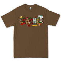 Cacao Christmas Teacher Premium Tee - NancyCooperArtShop