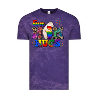 Cloud Purple pride free mom hugs Vintage Tee - CowGirlArtShop