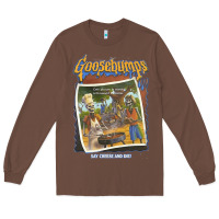 Chestnut R.L. Stine Goosebumps Halloween Say Cheese And Die Long Sleeve Tee - longCreatives