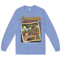 Colony Blue R.L. Stine Goosebumps Halloween Say Cheese And Die Long Sleeve Tee - longCreatives