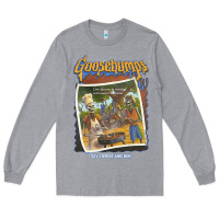 Heather Grey R.L. Stine Goosebumps Halloween Say Cheese And Die Long Sleeve Tee - longCreatives