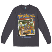 R.l. Stine Goosebumps Halloween Say Cheese And Die Long Sleeve Tee | Teevron