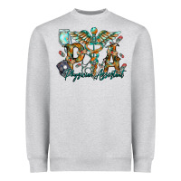 Heather Grey physician assistant Heavyweight Sweatshirt - RacoonDesign