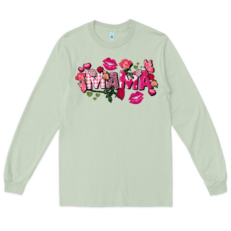 Valentine's Day Mama Long Sleeve Tee by FaDigitalArtStudio | Teevron