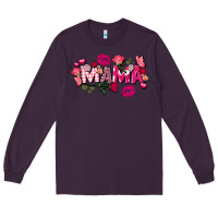 Plum Valentine's Day mama Long Sleeve Tee - FaDigitalArtStudio