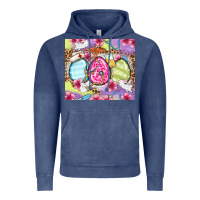 Vintage Denim Easter eggs Nurse Vintage Hoodie - OliviaCreatesArt