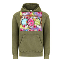 Vintage Olive Easter eggs Nurse Vintage Hoodie - OliviaCreatesArt