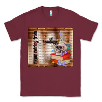 Burgundy never retring from reading Classic Tee - TumblerDesignByShophia