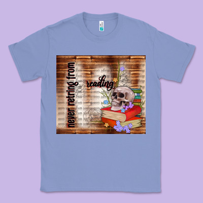 Never Retring From Reading Classic Tee Designed By Tumblerdesignbyshophia
