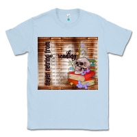 Dusty Blue never retring from reading Classic Tee - TumblerDesignByShophia