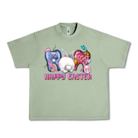 Oil Green Happy Easter Dental Easter Day Urban Heavy Tee - CowGirlArtShop
