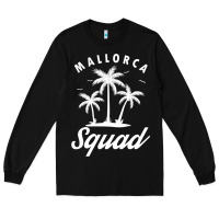 Black Mallorca Squad Beach Summer Surfing Swimming Travel Vacation Long Sleeve Tee - longCreatives