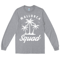 Heather Grey Mallorca Squad Beach Summer Surfing Swimming Travel Vacation Long Sleeve Tee - longCreatives