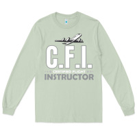 Matcha CFI CFI Certified Flight Pilot Gift CFI Flying Instructor Long Sleeve Tee - longCreatives