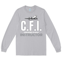 Moon Dust CFI CFI Certified Flight Pilot Gift CFI Flying Instructor Long Sleeve Tee - longCreatives