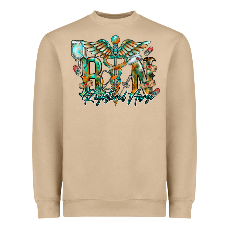 Registered Nurse Heavyweight Sweatshirt by RacoonDesign | Teevron