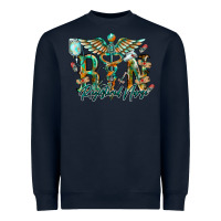 Navy registered nurse Heavyweight Sweatshirt - RacoonDesign