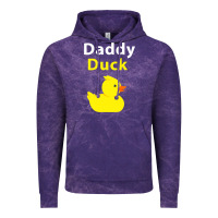 Cloud Purple Funny Daddy Duck Rubber Duck Vintage Hoodie - longCreatives