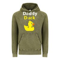 Vintage Olive Funny Daddy Duck Rubber Duck Vintage Hoodie - longCreatives