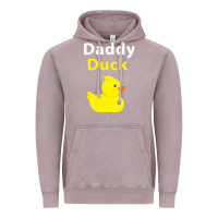 Vintage Zinc Funny Daddy Duck Rubber Duck Vintage Hoodie - longCreatives