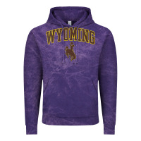 Cloud Purple Womens Wyoming Cowboys Apparel Fan Favorite Arch Vintage Hoodie - longCreatives