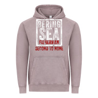 Vintage Zinc Bering Sea Fisherman second to none dutch harbor Alaska Vintage Hoodie - longCreatives