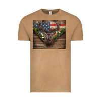 Vintage Camel usa deer hunting Vintage Tee - CowGirlArtShop